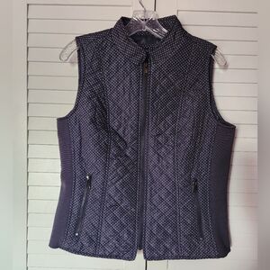 Buy or FREE New Directions Polka Dot Blue and White Vest